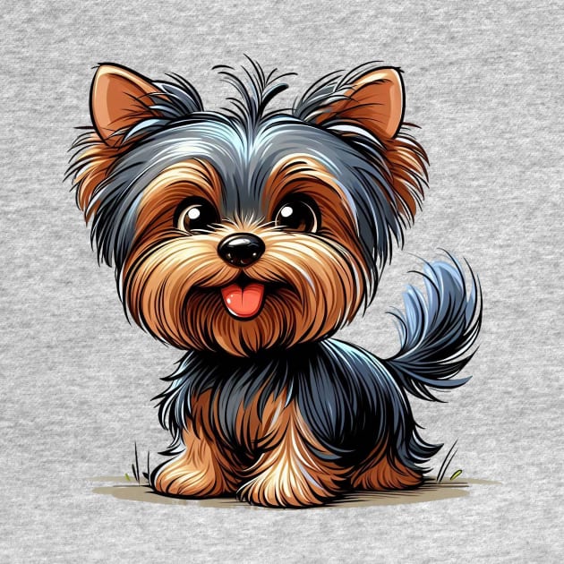 Cute Yorkshire terrier by Dmytro